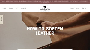 Vintage Leather - Natural Leather Softening Oils
