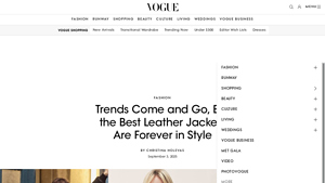 Vogue - Minimalist Leather Jackets