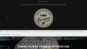 Von Burton Supply Co - Custom Leather Patch Hats