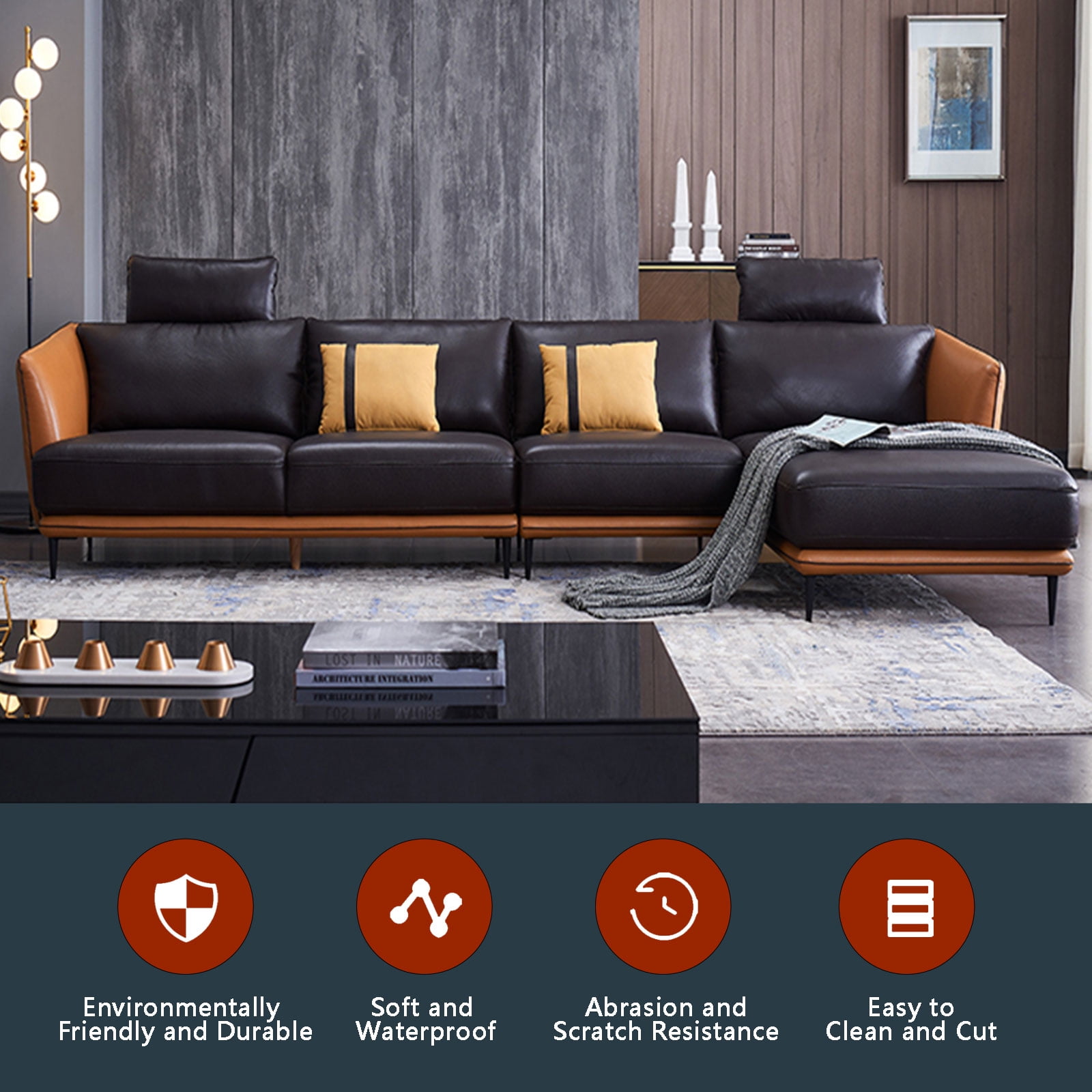 An application scenario or product detail of waterproof faux leather - Image 13