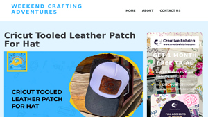 WCAPodcast - Cricut Leather Patch Project