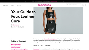 Wear Commando - Faux Leather