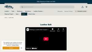 Weaver Leather Supply - Leather Belt Making Kits