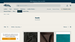 Weaver Leather Supply - Suede Leather Collection