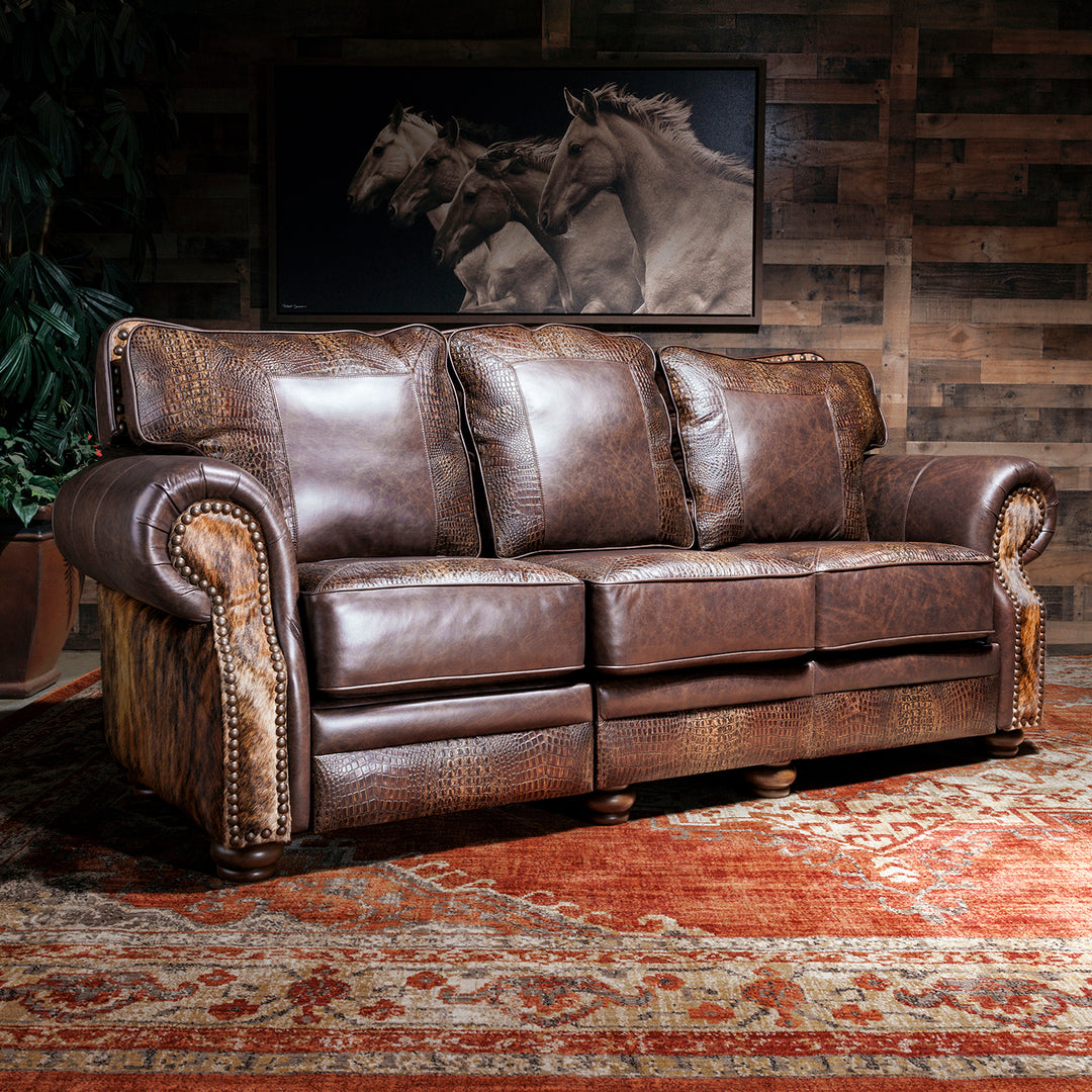 An application scenario or product detail of western leather furniture wholesale - Image 9