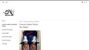Western Wave Creations - Custom Leather Tooled Hey Dudes