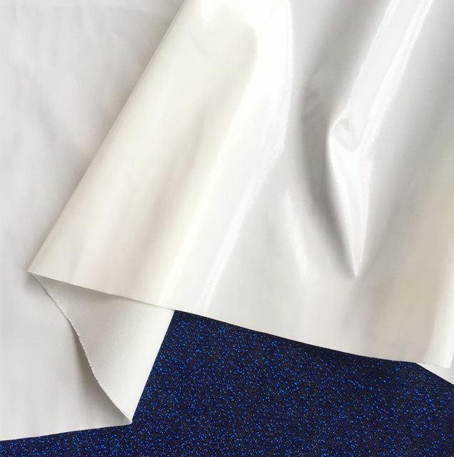 An application scenario or product detail of white leather fabric - Image 9