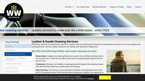 White Way Cleaners - Leather & Suede Cleaning Services