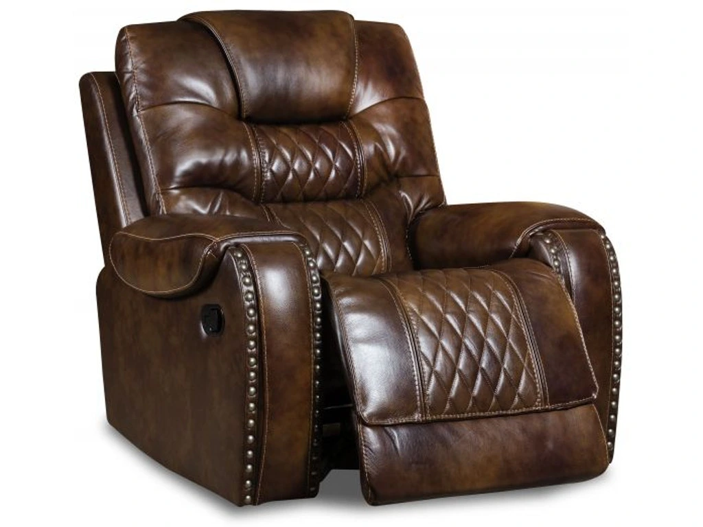 An application scenario or product detail of who makes the best leather recliners - Image 1