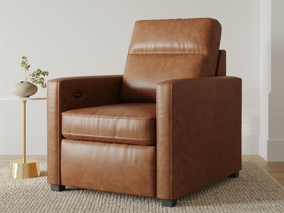 An application scenario or product detail of who makes the best leather recliners - Image 7