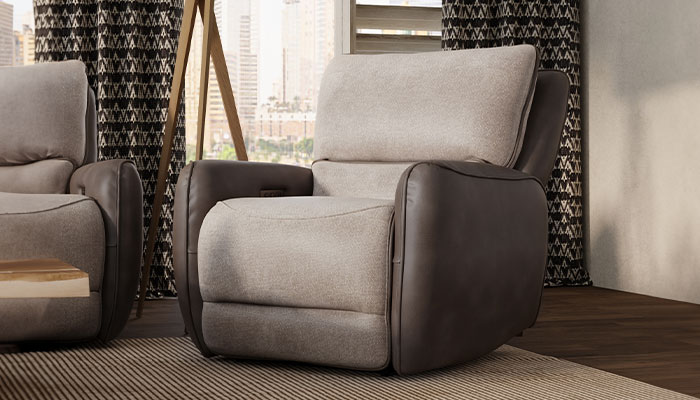 An application scenario or product detail of who makes the best leather recliners - Image 11