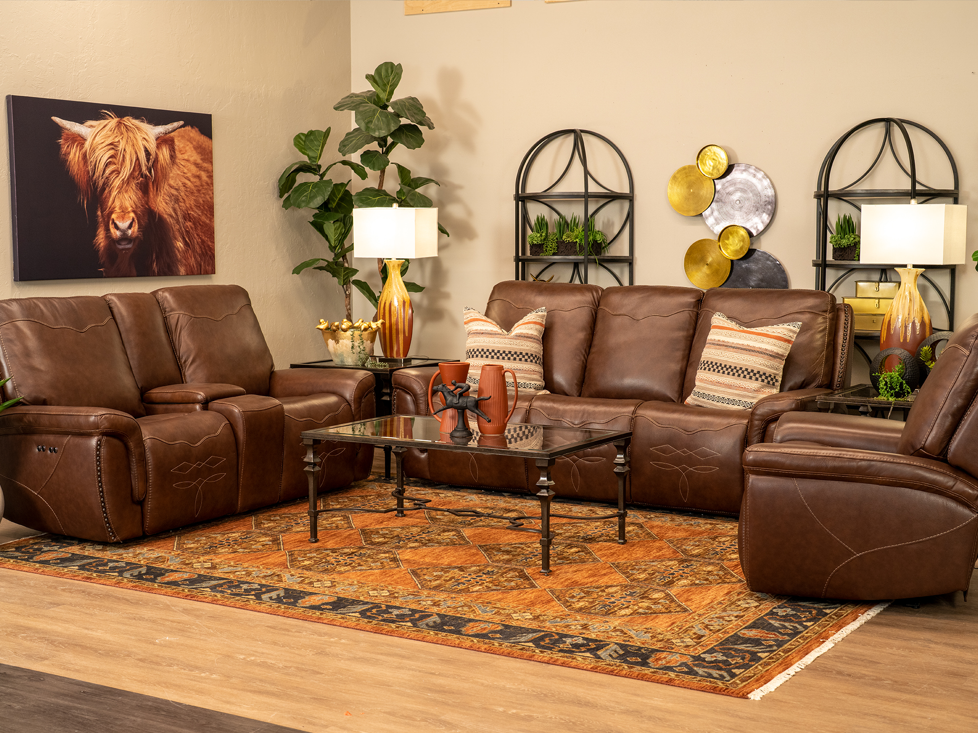 An application scenario or product detail of who makes the best quality leather furniture - Image 10