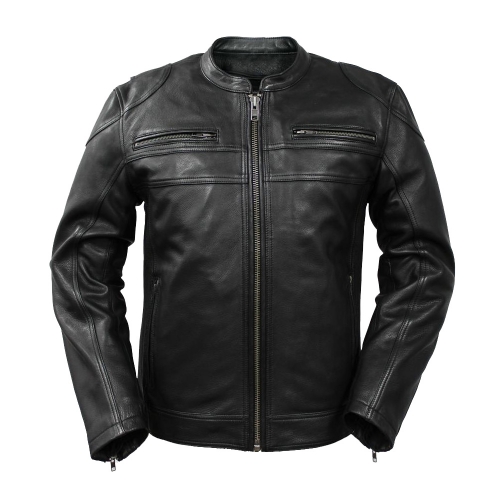 An application scenario or product detail of wholesale leather coats - Image 17