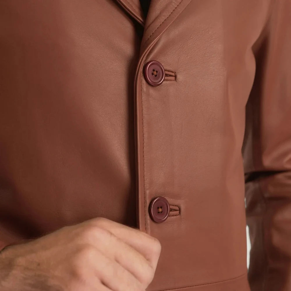 An application scenario or product detail of wholesale leather coats - Image 21