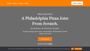 Wood Street Pizza - Standard Pie & Grandma Pizza