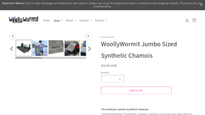 WoollyWormit - Synthetic Chamois