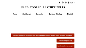 Wyoming Belts - Custom Hand Tooled Leather Belts