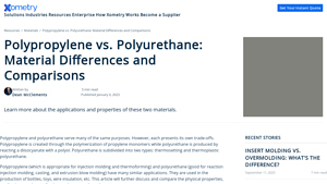 Xometry - Polypropylene & Polyurethane Solutions