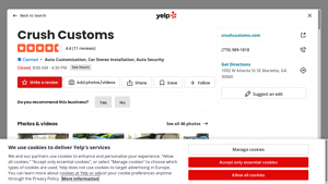 Yelp - Auto Customization Services