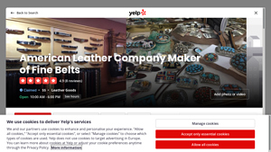 American Leather Company - Fine Leather Belts