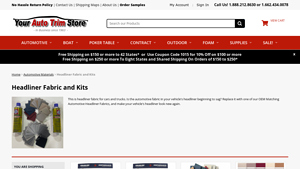 Your Auto Trim - Automotive Fabrics & Headliner Kits