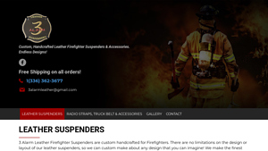 3 Alarm Leather - Custom Handcrafted Suspenders