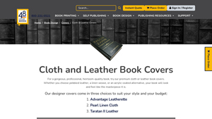 48hrbooks - Custom Cloth & Leather Book Covers