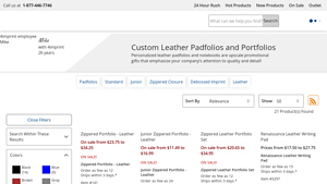 4imprint - Custom Leather Padfolios