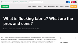 AccTrims - Flocking Fabric