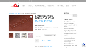 AI Auto Works - Katzkin Leather Interior Upgrade