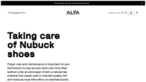 ALFA - Nubuck Brush & Trekking Boots