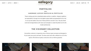 Allegory Goods - Handmade Leather Padfolios