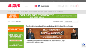 AllStar Logo - Custom Leather Jackets