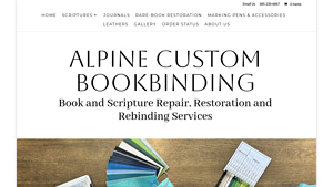 Alpine Custom Bookbinding - Scripture Repair and Rebinding