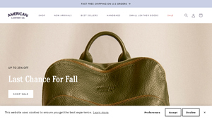 American Leather Co. - Lenox Triple Entry Satchel