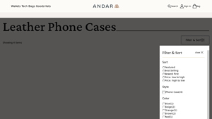 Andar - The Aspen Leather Phone Case