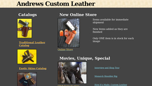 Andrews Leather - Custom Holster