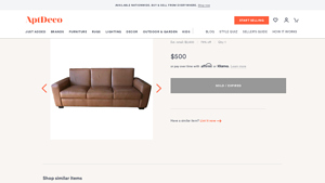AptDeco - Used Sofa 86