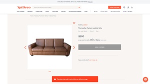 AptDeco - Used Sofa 86