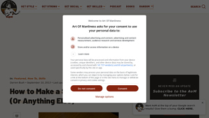 Art of Manliness - Leather Crafting Tools