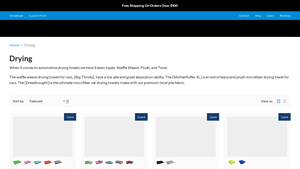 Autofiber - Waffle Weave Drying Towels