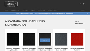 Alcantara - Auto Panel Deep Black 9040