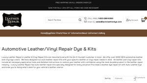 Auto Leather Dye - Leather & Vinyl Repair Kits
