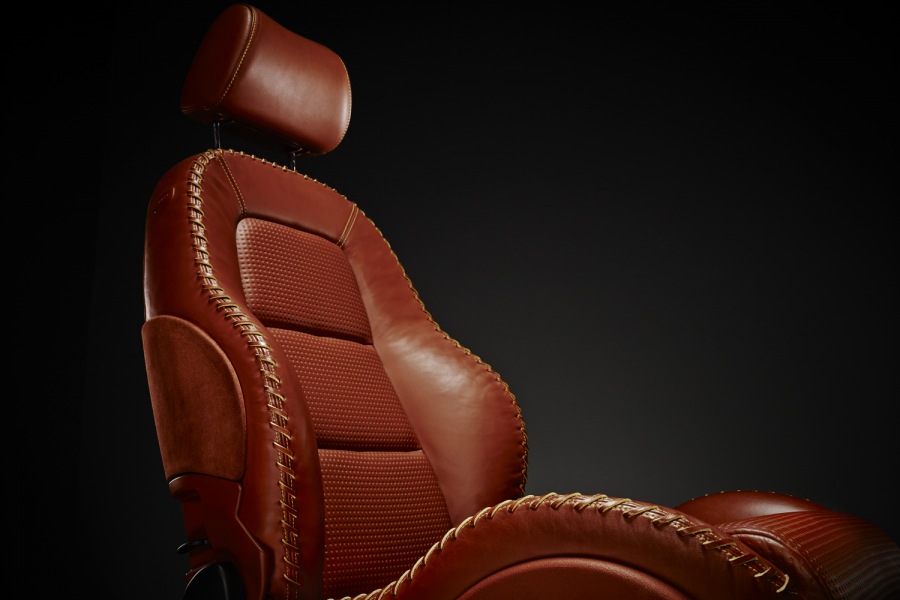 An application scenario or product detail of automotive leather - Image 3