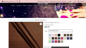 Avetco - Full Grain Pig Leather 2 oz