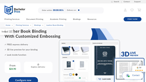 BachelorPrint - Leather Book Binding