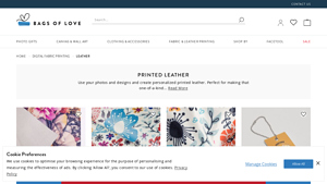 Bags of Love - Personalized Printed Leather