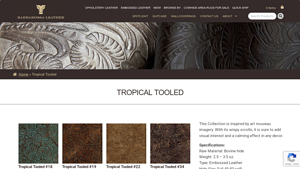 Barbarossa Leather - Tropical Tooled Collection