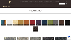Barbarossa Leather - Custom Color Samples