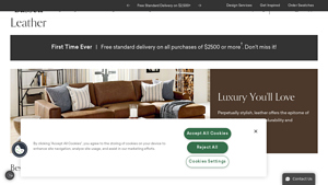 Bassett Furniture - Custom Leather Furniture